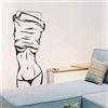 PAWANG Fashion Design Sexy Girl Vinile Adesivo Adesivo Fashion Sexy Donna Adesivo Murale Negozio Di Abbigliamento Salone Di Bellezza Camera Da Letto Decorazioni Per Pareti Murales26 * 57Cm