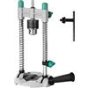 PEIZHIYC Supporto per trapano, 15 x 6,5 x 29 cm, supporto per trapano portatile con mandrino multiangolo, 45 - 90 gradi, regolazione multiangolo, punta per fori per la lavorazione del legno