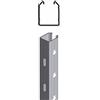 Generico MARRA EDILE PALO TESTATA 60X70 MM PALI VIGNETO RECINZIONE ACCIAIO ZINCATO H 250 CM
