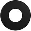 LANZZAS - Rosone da parete per tubo della stufa con bordo di 90 mm, per il diametro DN 130 mm, colore: nero - altri tubi del nostro assortimento, li trovate qui.