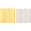 TIMBELA Il kit di impregnanti per l'applicazione su casette in legno interno e esterno - 5 litri di colore BIANCO+ 5 litri di impregnante di colore CHIARA QUERCIA + IL REGALO il kit di pennelli