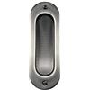 Gedotec Ingresso GedoTec conchiglia manico mantiburi porta manico NIRA in acciaio INOX opaco spazzolato | 120 x 40 mm | Interno con superficie scanalata | Senza fori, 1 pezzo
