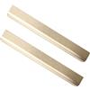 zcru004 Maniglia per Mobili Lega di Alluminio Maniglia Invisibile Maniglione da Cucina Pomolo per Mobili Tiretti Manopole di Armadio Oro 2 Pezzi (Overall length 600mm)