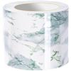 VisitRyl Bordo Per Carta Da Parati Impermeabile, Decorazione Autoadesiva Rimovibile Per Cucina, Bagno, Piastrelle, Onice Verde 10cm X 500cm
