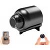 Aderpmin Bccnerty - Telecamera domestica a occhi di gatto, mini telecamere WiFi wireless 1080p HD, app remota e visione notturna, per casa, interni, esterni (1 pezzo)