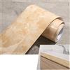 Guest Ruyunlai Carta da parati autoadesiva per bordo del bagno, impermeabile, bordi per pareti della cucina, in PVC, rimovibile, bordo delle piastrelleAmber Jade 20CM X 500CM
