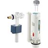 NT NOYON & THIEBAULT Kit Cassetta WC con Valvola a Galleggiante + Meccanismo con Pulsante 3/6 L | Sistema Completo a Doppio Scarico | Montaggio Facile | NOYON & THIEBAULT