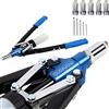 Monzana Deuba Set Pinza Rivettatrice 5 Mandrini 75 Dadi 3,2-6,4 mm Contenitore di Raccolta Manici Lunghi Ergonomici
