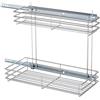 SOTECH Estrazione del lavello II grigio-argento incl. binario | di scorrimento utilizzabile a sinistra o a destra della base