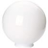 ORION LIGHTSTYLE Sfera di Vetro Con Foro in Diverse Misure, Paralume Con Bordo di Presa in Opale Bianco Lucido, Ricambio (Ø 200mm)
