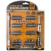 TOOLMAK Set di bussole e chiave a cricchetto 58 pezzi- 42 inserti cacciavite, 14 bussole CR-V, impugnatura ergonomica, kit di attrezzi professionale per riparazioni e fai-da-te TMK19954