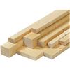 Mondo Viro Listelli di legno in abete grezzo naturale pali resistenti per lavori di bricolage h 2000 mm (30 x 30 mm)