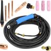 IMJ-Global Torcia per Saldatura TIG LIFT | Attacco Rapido DINSE 10-25 mm² | Ugelli 5-7 mm | Lunghezza Cablaggio Totale 5 m