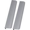 FQFLXY6589 2 Pezzi Maniglie Nascoste per Mobili,Maniglia per Porte Armadio Invisibili,Risparmio di spazio Pomello per Cassetti,Scarpiere,Comodini Tiretti a Scomparsa in Lega di Alluminio (800mm,Grigio)