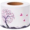 Dostear Bordi Greche Pannelli Adesivi Bordo Adesivo per Pareti Striscia Adesiva Muro Decorativa Greca Adesiva per Parete albero dell'amore 10 X 500cm