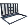 S-Lion Coperchio Botola 600 mm x 1300 mm Thermo Max 4 Guarnizione a quattro lati Porta Pavimento Chiusino Sigillo Portello ispezione Botola ispezione