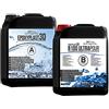 DIPON 15 KG Resina epossidica Ultra transparente EpoxyPlast 3D B100 ULTRA POUR bicomponente Effetto acqua Ottima protezione UV