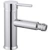 VR VETRINEINRETE Vetrineinrete® Rubinetto per bagno ultra moderno cromato lucido miscelatore lavabo bidet vasca doccia (Bidet)