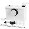 Sonnewelt 700 W pompa Trituratore WC Maceratore pompa da per acque luride 190L / min con lame in acciaio inox e carbone attivo, per doccia, wc e lavabo