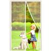 TOPZXL Tenda Zanzariera Magnetica Finestra, 220x300cm Anti Zanzare Calamite Tenda, Adsorbimento Magnetico Pieghevole Totalmente Magnetica, per Porte D'Ingresso Porte Cortili, Bianco 1995-Taglie