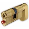 PORTE ITALIANE Cilindro AGB Opera Passpartout 70 mm - Sicurezza Antipanico con Finitura Ottone Lucido C72110.35.25 MK - Solo Cilindro