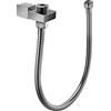 Paffoni ZCOL840CR Colonna doccia regolabile SYNCRO PLUS Supporto a muro "Quadro" per collegamento doccia esterno flessibile ottone 1/2"x1/2"G - l.600mm per colonna doccia ZCOL615