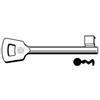 nextradeitalia 5PZ CHIAVI PATENT PASSEPARTOUT NEMEF 10NFHL - 10NFHL