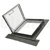 ELUMA Lucernario - Finestra da tetto CLASSIC LIBRO | Finestra per uscita sul tetto | Vetro camera 4-9-4 | Apertura laterale | Made in Italy | Linea Vita | 78x78 Base x Altezza