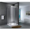 Yellowshop - Box Doccia Angolare 70 80 90 100 120 Cabina Bagno In Cristallo 6 MM Rettangolare Quadrato Curvo Serie Smart (Cm 90 x 90 Quadrato, Cristallo 6mm Puntinato Opaco)