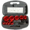GrecoShop Frese/Seghe a tazza Bi-Metal set 13 pezzi in valigetta