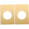 KONTONTY 2Pezzi Piastra Riparazione Serratura Porta in Acciaio Inossidabile per Danneggiamenti e Look della Tua Porta Facile Installazione Compatibile con Pomelli Standard
