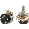Aexit Potenziometri in carbonio per interruttori rotanti a singolo albero lineare da 2Pcs B50K 50K Ohm 6mm ID: 632114