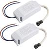 N/D Driver LED 12-18W corrente costante 300mA AC 85-265V uscita 36-65V alimentazione LED soffitto raddrizzatore trasformatore 2 pezzi