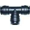 Generisch Connettore per tubo ad aria compressa, connettore a T, connettore Speedfit, 22 mm
