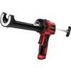 YEOOIYCW Pistola per sigillante elettrica, Pistola per sigillante senza fili, 18V, pistola per sigillante con luce LED, siringa in silicone per sigillare, riempire, calafataggio (senza batteria) (A)