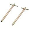 ZGHQHCDRH Chiave triangolare for ascensore - Lunga 100 mm/200 mm/300 mm/500 mm - Chiave speciale for porta ascensore for montaggio condizionamento(2pcsx500mm)