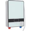 Malkoaswe Scaldacqua istantanea, 6500 W, con touch screen a LED, scaldabagno elettrico 30-55 °C, per case, cucine, bagni, 27,7 x 18,6 x 5,7 cm