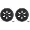 Qivine 150mm Platorello per Smerigliatrice Rotonda con 6 Fori, Platorello Abrasivo con Hook e Loop, Compatibile con GEX 150, GEX 150 AB, per Levigatrice (2 Pezzi)