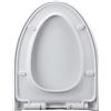 GSCLZ Copriwater universale allungato a forma di V con chiusura rallentata, coperchio della tazza, montaggio superiore, sgancio rapido, pannello in PP, chiusura morbida