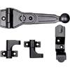 AERREGI Kit Base UNICA AGB per Spagnoletta a 1 o 2 Ante | Sistema di Chiusura per Infissi in Legno o Alluminio | Mod. 893 | AERREGI (Base Normale 2 Ante)