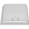 De Santis Chiusino coperchio e telaio in PP plastica pvc anti UV Antiscivolamento con maniglia resistente cm 30x30 esterno telaio 33x33 SUPER TOP Made in Italy
