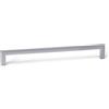 Gedotec Maniglia a barra lunga | DER U | Maniglia per mobili, cromo opaco Lunghezza: 328 mm - Distanza di foratura: 320 mm | 1 pezzo | Maniglia a barra per cucina con accessori