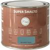FLEUR DESIGNER'S PAINT | SUPER SMALTO Lavabile e ad Altissima Resistenza, Satinato, 375 ml F60 Vanity Blue, Pronto all'Uso, a Base Acqua, per Interno - Esterno, Made in Italy