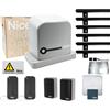 Generico NICE ROBUS KIT 600 24V PER CANCELLI SCORREVOLI FINO A 600 KG CON 6MT CREMAGLIERA RBS600BDKCE