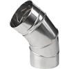 Armar Trading LTD Acciaio Inox Regolabile Gomito 90 45 Gradi Camino Liner Curva Condotto Tubo - 100mm