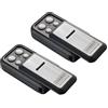Sommer 2x Slider, trasmettitore manuale estivo, + Slider S10305 TX40-868-4, trasmettitore radio per garage, telecomando, 868,8 Mhz, 868,95 Mhz, Base+ Pro+ meccanismo per portone.