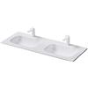 Mai & Mai Lavabo Incasso Doppio 120x48x14cm, Lavabo Sottopiano Lavandino Bagno Colossum 04 da Marmo Fuso