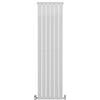 Monster Shop Radiatori Termosifoni in Acciaio Calorifero a Doppio Strato a Pannelli Piatti Riscaldamento Centralizzato Colonna Termosifone Orizzontale Radiatore a Parete - Bianco Lucido - 160 x 42 cm
