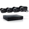 AntDau71® - Kit DVR Videosorveglianza HDMI 4 Canali con 4 Telecamere IR 24 LED, Cavi BNC Inclusi, DVR H.264 LAN USB VGA, Sistema Completo per Interni Ed Esterni - CW566