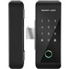 Swokely Smart Lock WIFI Impronte Digitali Push Pull Serrature per Porte D'ingresso Senza Chiave per Porta in Vetro, Metallo, Legno, APP TY, Telecomando Multilingue